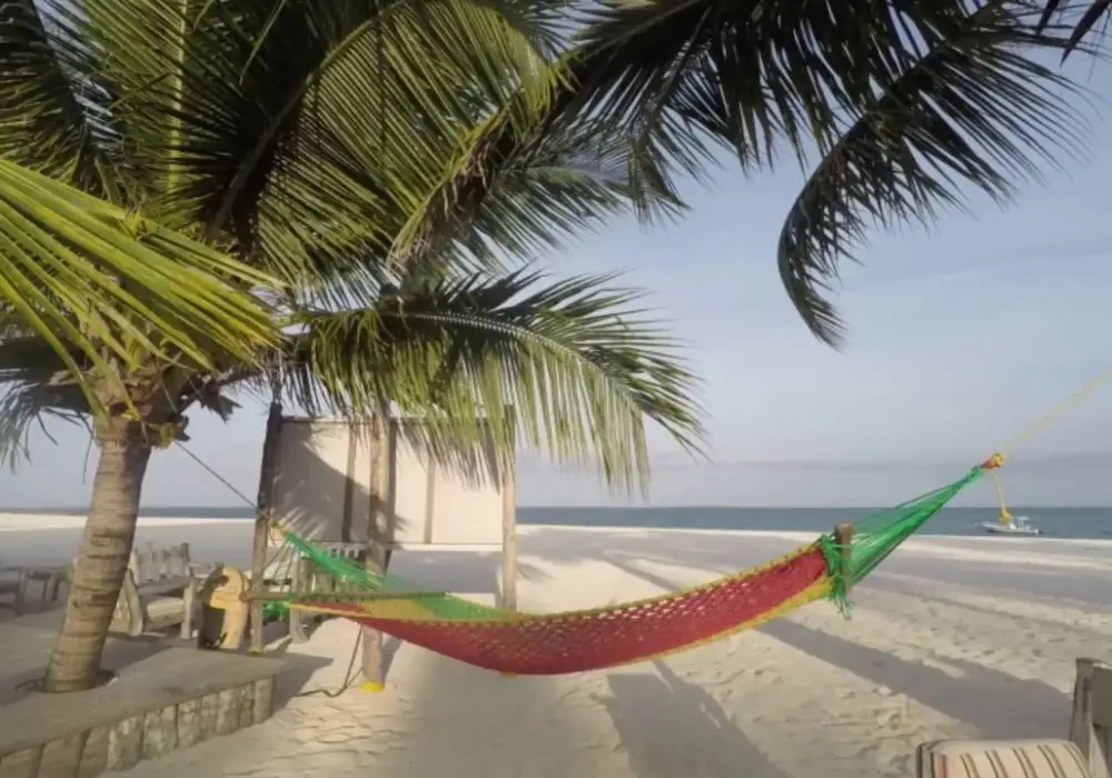 Kendwa Beach On The North Coast.