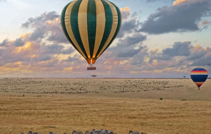 Hot Air Balloon Safari in Serengeti – Sunrise Aerial Wildlife Adventure